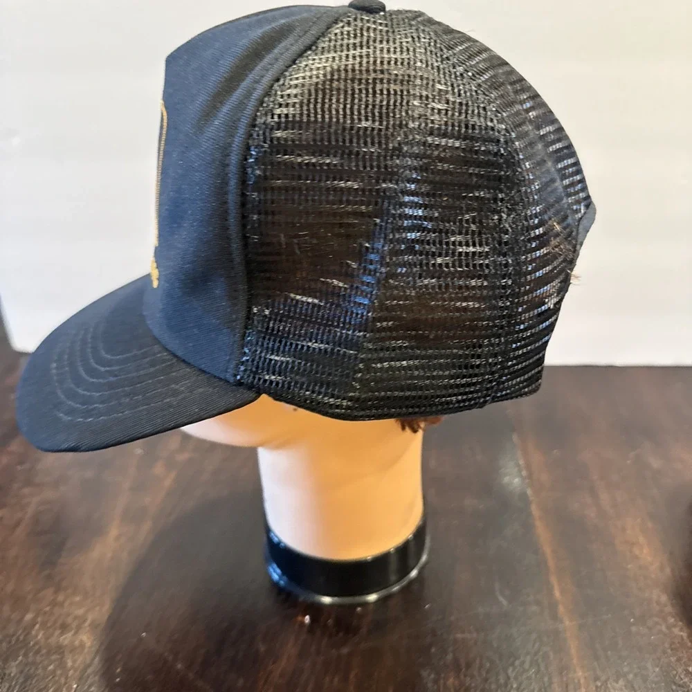 Vintage John Deere‎ Stribling Black Snap Back Hat Cap